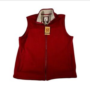 GH Bass Earth XL Sherpa Outrigger Vest Mesa Red Men’s XL NWT
